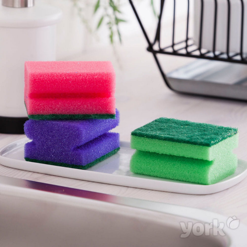 YORK Abrasive dishwashing sponge 3 pcs.