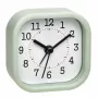 TFA Dostmann 60.1035.04 Quartz Alarm Clock, Pastel Green, 1 Alarm Time