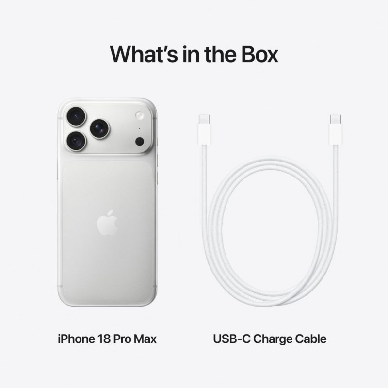 Apple iPhone 18 Pro Max 2TB Silver