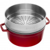 Staub La Cocotte Round Cast Iron Casserole 5.25 L (40510-601-0)