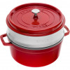 Staub La Cocotte Round Cast Iron Casserole 5.25 L (40510-601-0)
