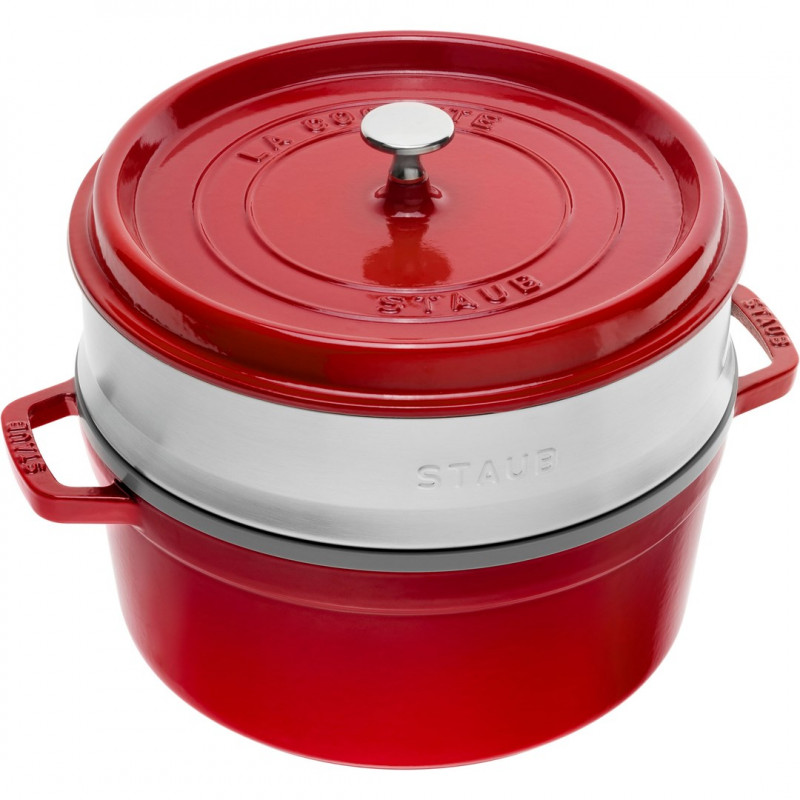 Staub La Cocotte Round Cast Iron Casserole 5.25 L (40510-601-0)