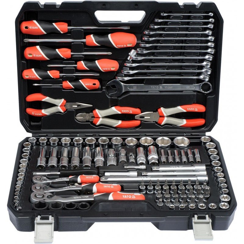 Yato YT-38881 mechanics tool set 129 tools
