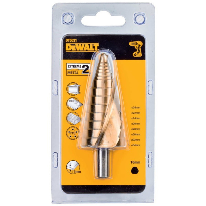 DeWalt Step Drill Bit 20-34 mm