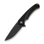 CIVIVI Voidflare Knife, 14C28N Steel, G10 Handle, Black