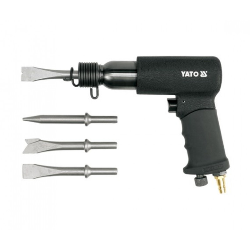 YATO YT-0990 Pneumatic Chisel Hammer with 4 Chisels