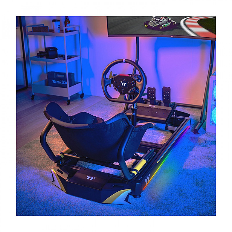 Thermaltake GK500 Go-Kart Racing Simulator Cockpit, Black