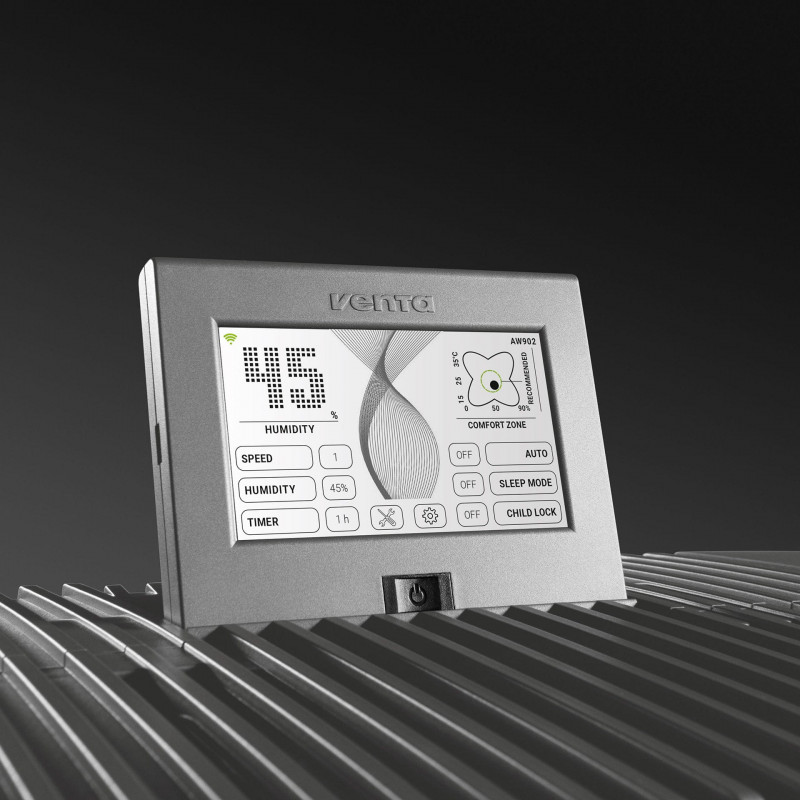 Venta Pro. AW902 Powerful Air Washer with UVC Lamp