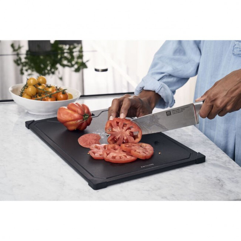ZWILLING kitchen board wood fiber 42x30 cm, Black