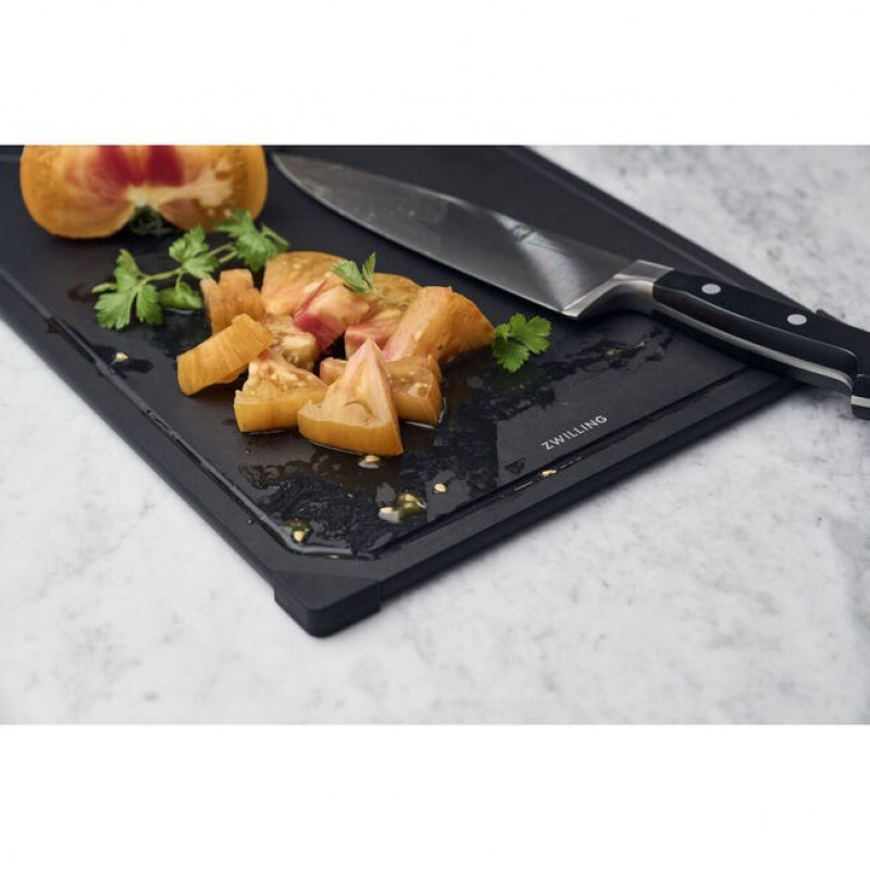 ZWILLING kitchen board wood fiber 42x30 cm, Black