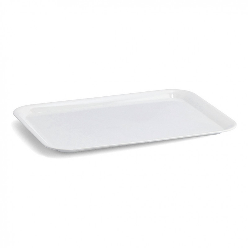 Zeller 26693 Melamine Tray, Melamine, White, 24 x 18 cm