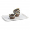 Zeller 26693 Melamine Tray, Melamine, White, 24 x 18 cm
