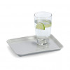 Zeller Tray 26694, 24 x 18 cm, plastic, grey, rectangular