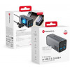 Forcell F-Energy GaN III VT-49 Desktop Charger, 2x USB-C + 2x USB-A, PD, QC 4.0, 100 W, Grey