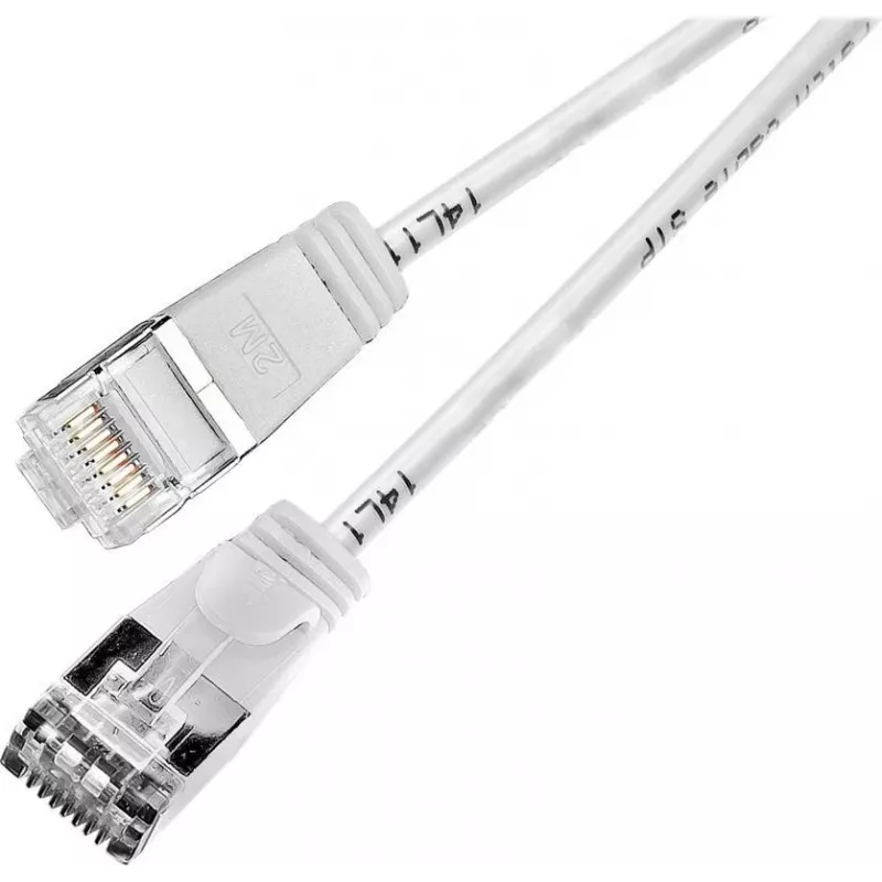 Wirewin Slim Cat6 U/FTP Patch Cable RJ45, 7.5 m, White