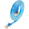Wirewin Slim Cat6 U/FTP Patch Cable RJ45, 0.5 m, Blue