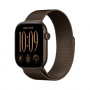 Apple Watch Series 12 GPS + Cellular 46mm Dark Bronze Aluminium Case with Dark Bronze Milanese Loop - M/L