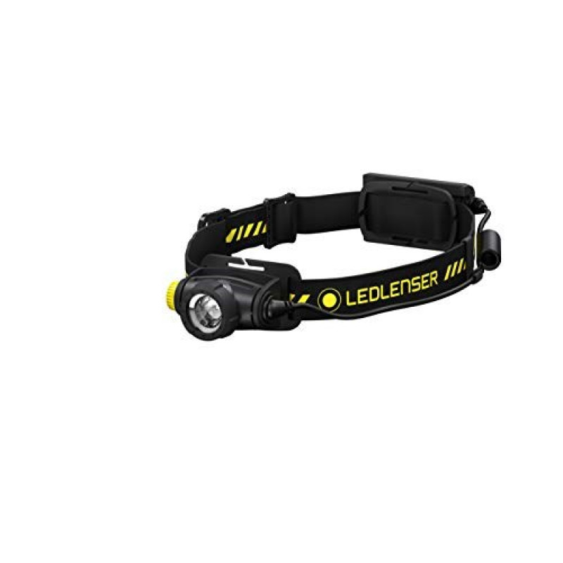 Ledlenser H5R Work LED Flashlight, Black/Yellow