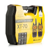 Midland XT70 Adventure Two-Way Radio, 93 Channels, 433.075 - 446.09375 MHz, Black/Yellow