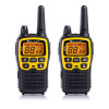 Midland XT70 Adventure Two-Way Radio, 93 Channels, 433.075 - 446.09375 MHz, Black/Yellow