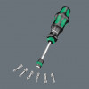 Wera Screwdriver Handle with 1/4 inch Magnetic Bit Holder + 6 Bits