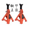 YATO YT-17312 Transport Rollers, 6 t, 2 pcs