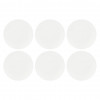 La Porcellana Bianca Set of 6 Essenziale dinner plates - White, 27 cm