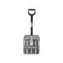 Fiskars 1000740 Snow Shovel, Aluminium/Plastic, Black/Grey/Orange