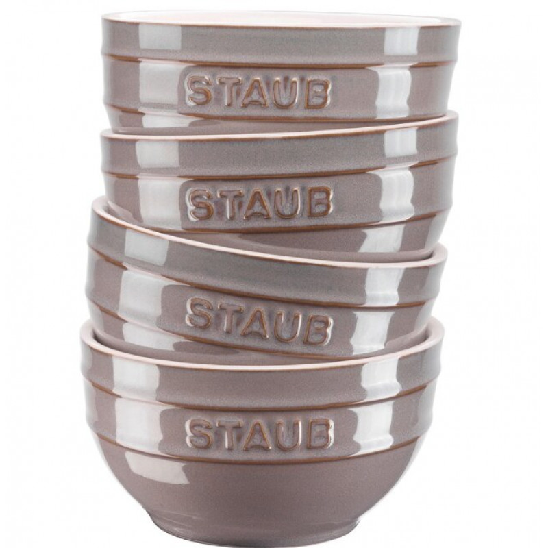 Staub Round Bowl 40508-152-0, 12 cm, Set of 4