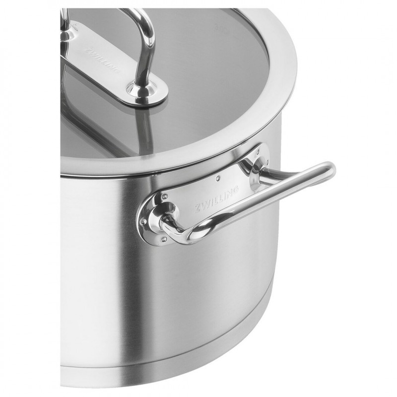ZWILLING Pro 3.5 L Round Silver Cooking Pot
