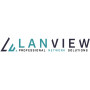 Lanview RDGL42U88BL Lockable Glass Front Door for Rack Cabinet