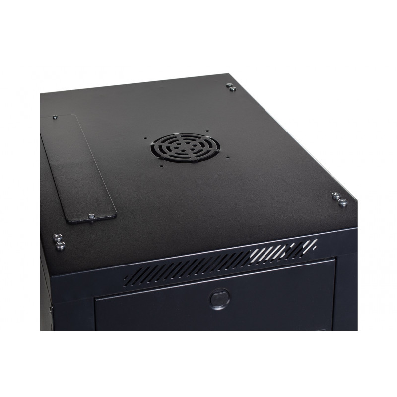 Digitus DN-WU19 04U/450/B 4U Wall-Mounted Rack Cabinet, Black