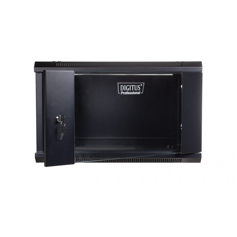 Digitus DN-WU19 04U/450/B 4U Wall-Mounted Rack Cabinet, Black