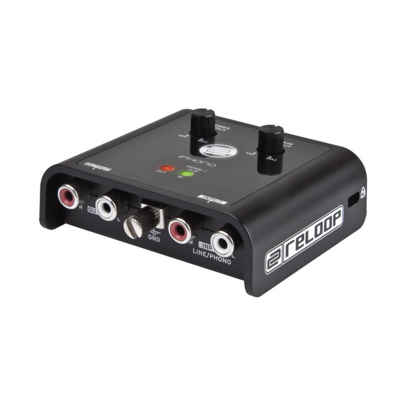 Reloop iPhono 2 Audio Interface, 16-bit, Black