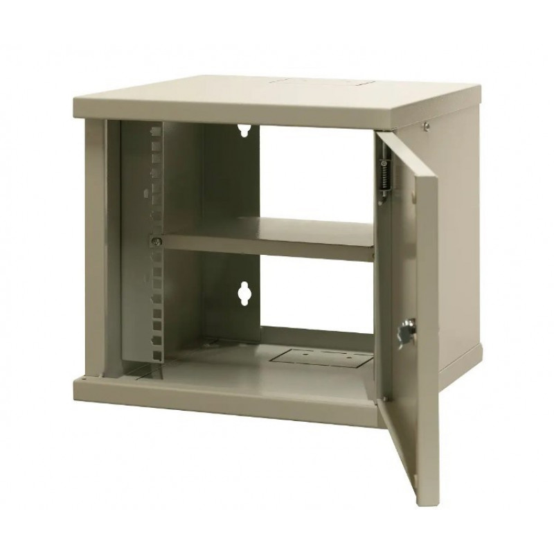 Emiter EMITERNET 10 inch 6U Single-Section Wall Cabinet, Sheet Metal Door, 315 x 310 x 330 mm (EM/SOHO-B-6U)
