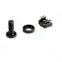 ROLINE 19 inch Rack Mounting Kit M6, 50 Sets, Black
