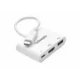 celexon USB-C Multiport Adapter to HDMI and USB-A, M/F, White