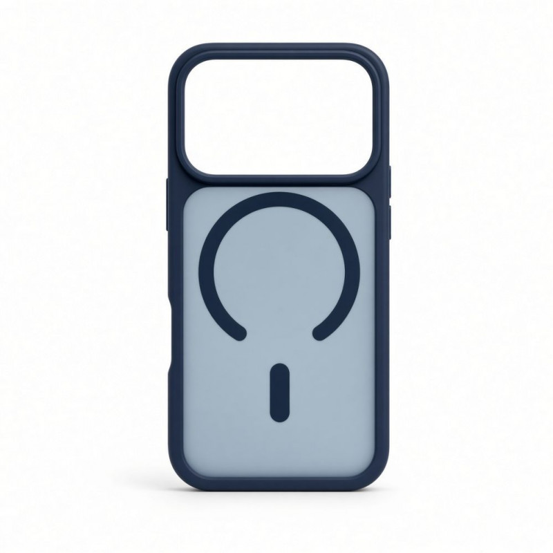 Evelatus Silver-Shield Skin Feel 2-in-1 MagSafe Case for Apple iPhone 18 Pro Max, Navy Blue