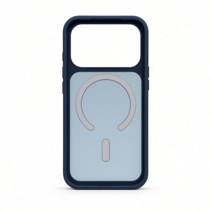 Evelatus Silver-Shield Skin Feel 2-in-1 MagSafe Case for Apple iPhone 18 Pro, Navy Blue