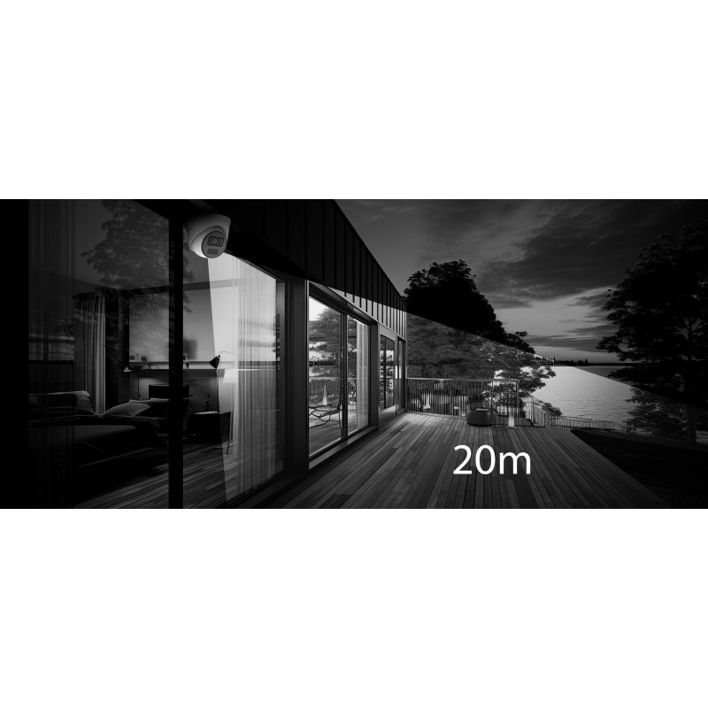 IP Camera Hilook IPC-T241H-C dome 4MP 2.8mm IR20m