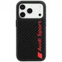 Audi R8 Carbon Fiber MagSafe Case for iPhone 18 Pro / 17 Pro black