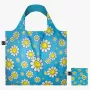 LOQI Smiley Bag – Flowers Blue