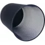 WEDO Office Wire Waste Paper Basket, 18 L, Round, Black, Height 350 mm