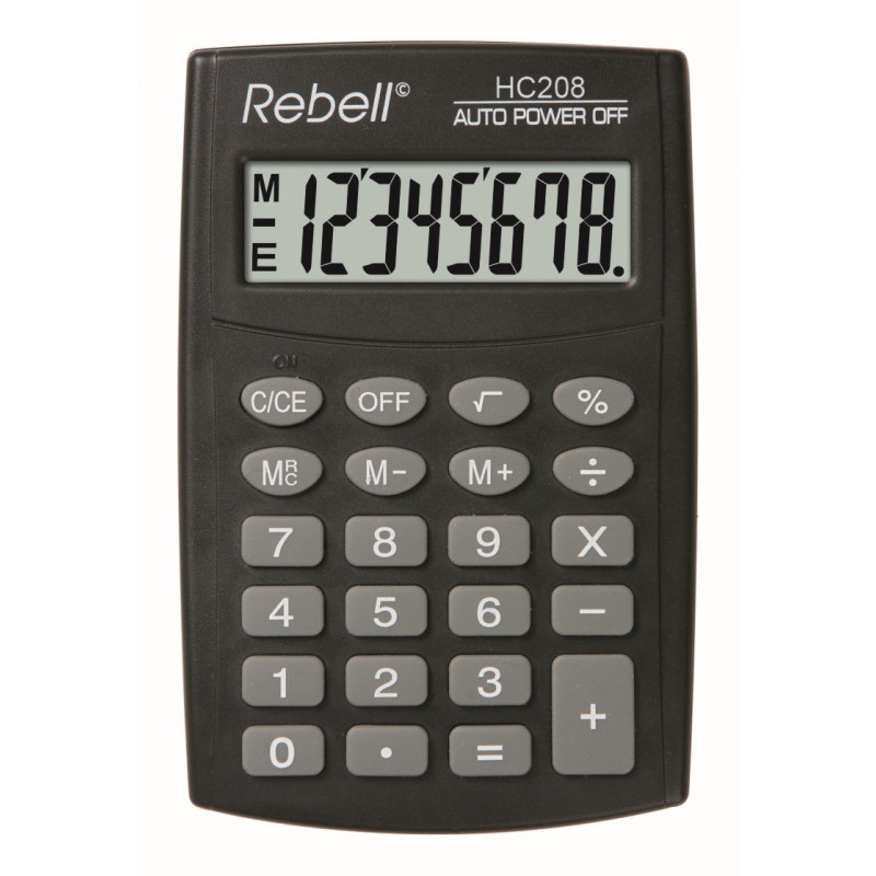 Rebell HC208 Pocket Calculator