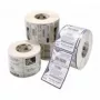 Zebra Z-Perform 1000T Paper Labels 65 x 25 mm, Permanent Adhesive, Uncoated, 8 Rolls x 5000