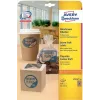 Avery Zweckform L7110-25 Labels, Permanent Adhesive, Natural Brown, 62 x 42 mm, 450 pcs (25 sheets x 18)