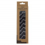 Asi Collection Paper Cocktail Straws, Black, Ø6 mm, 21 cm, 20 pcs