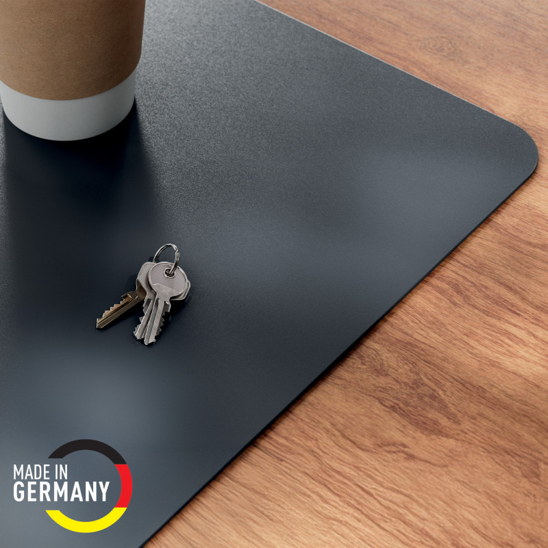 Leitz Desk Pad, 700 x 360 mm, Recycled Leather, Smooth, Dark Grey (5385-00-89)