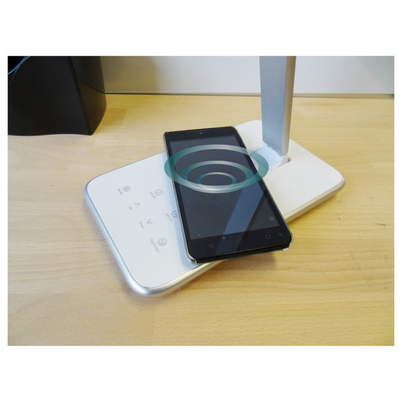 UNiLUX LED desk lamp JAZZ 13 W white/grey
