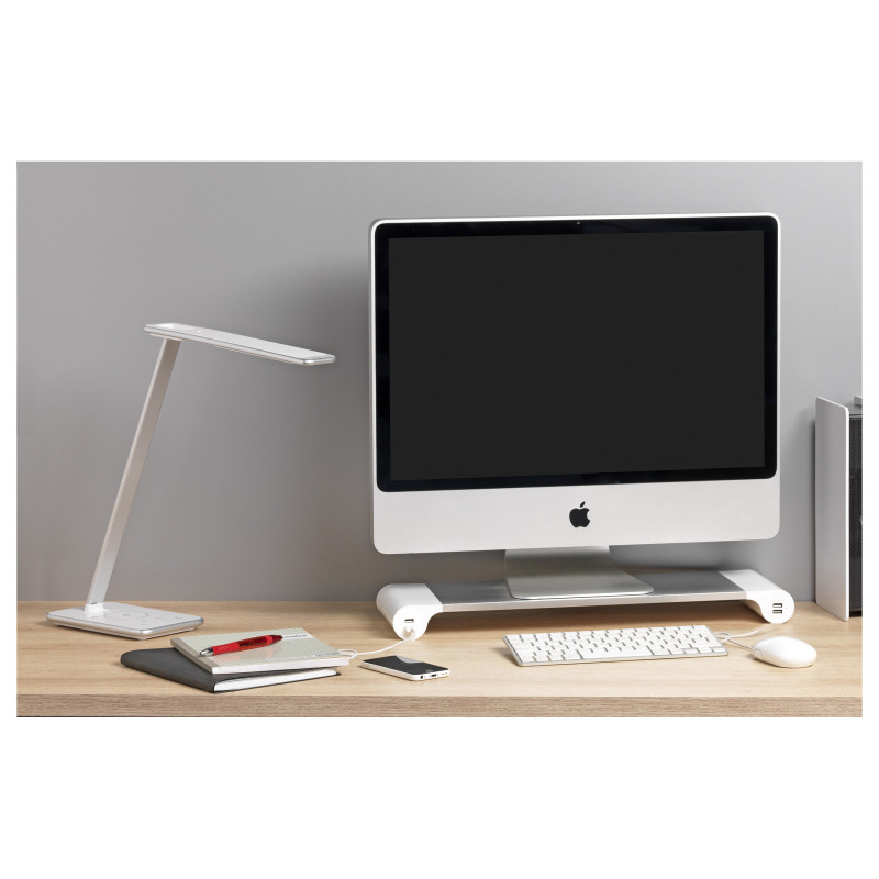 UNiLUX LED desk lamp JAZZ 13 W white/grey